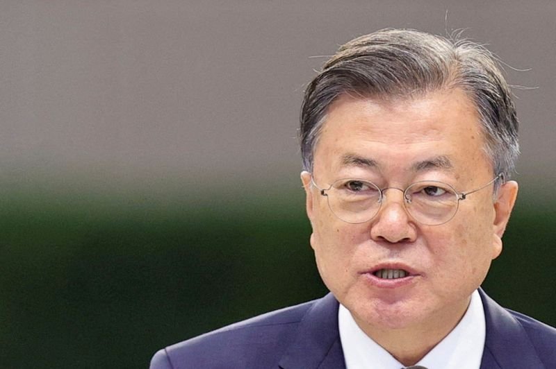 South Korea's former president Moon says bribery indictment is 'political'