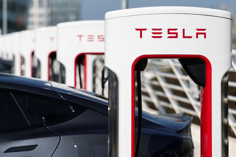 Japan mulls subsidies for Tesla's EV charging stations in tariff talks, TBS says