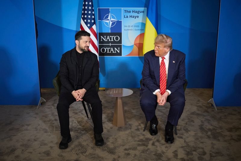 Trump, Zelenskiy discuss weapons and escalating Russian strikes