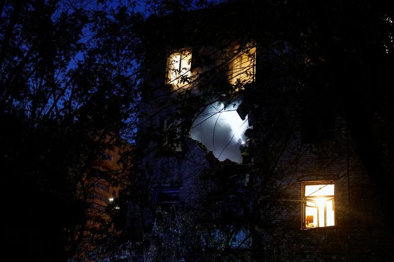 Russia's drone attack injures 8, sparks residential fires across Kyiv, Ukraine says